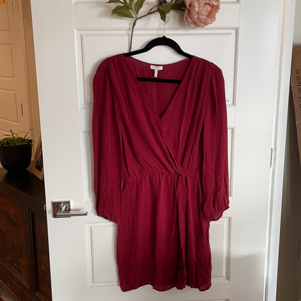 Joie silk wrap-like dress - size S - beautiful fall color!